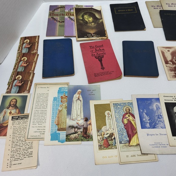 Mid Century Christian Catholic Religious Booklets Pamphlets Prayer Epherma - Picture 4 of 9